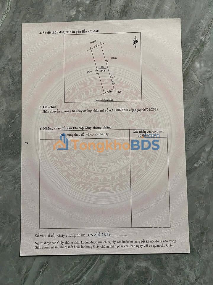 Đất Nền Sổ Hồng Full Thổ Cư - Ngõ Trần Văn Quang, Vinh: 154.8m² Giá Tốt