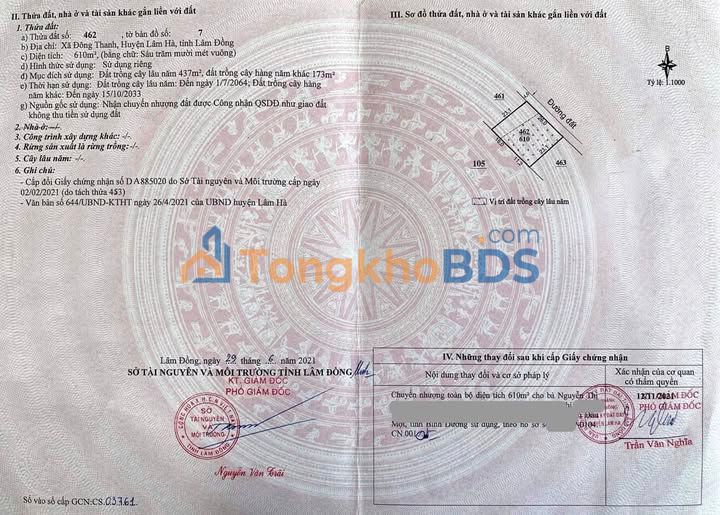 Đất Nền Full Thổ Cư Lâm Hà - 610m² Giá 780 Triệu - Đầu Tư Sinh Lời