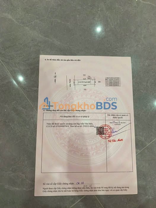 Đất nền 100m² đường Tiến Thành, Đồng Xoài - Sổ TC, giá 3xx triệu