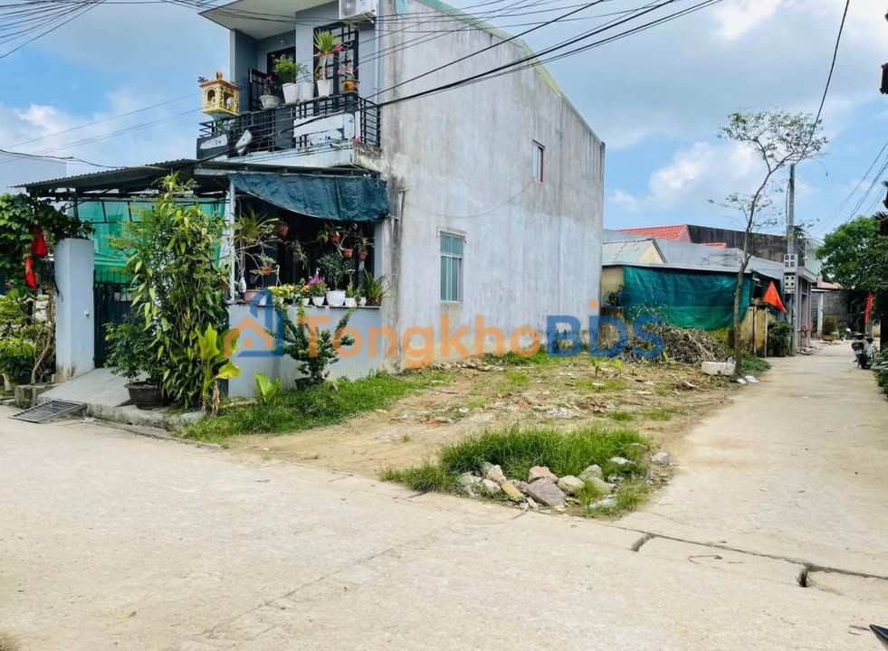 Đất Lô Góc 2 Mặt Tiền 87.5m² - TDP Chiết Bi, Huế - Sổ Hồng Sẵn Sàng