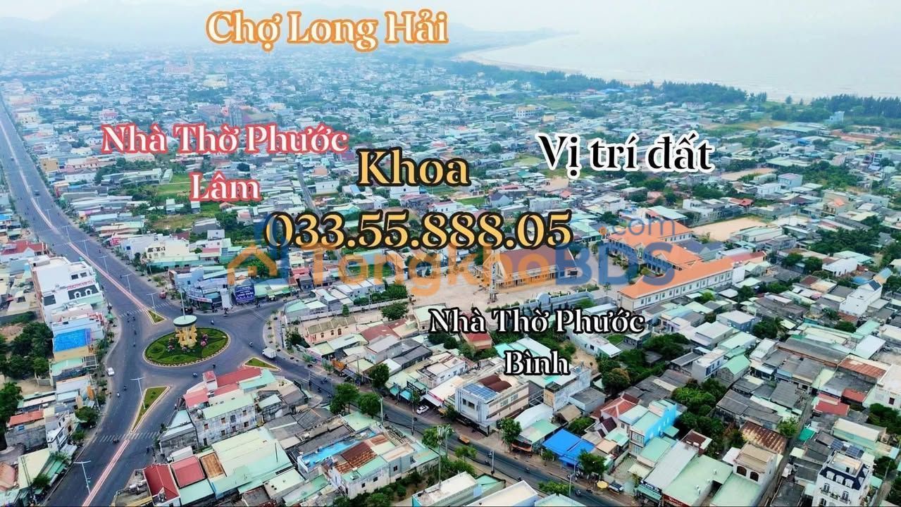 Đất Nền Long Điền - Gần Chợ, Gần Biển, Sổ Hồng Thổ Cư 100%