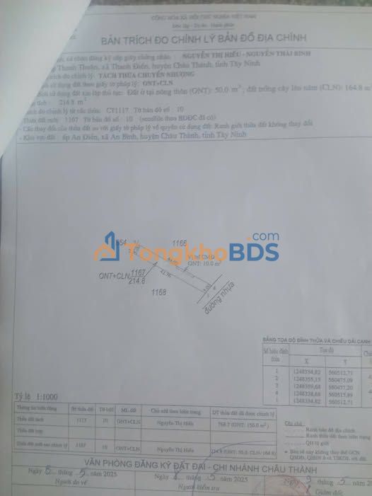 Đất An Bình Châu Thành 220m² giá 440 triệu - Sổ đỏ chính chủ