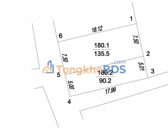 Đất thổ cư Sài Sơn 135m² 9.45 tỷ - Sổ đỏ chính chủ