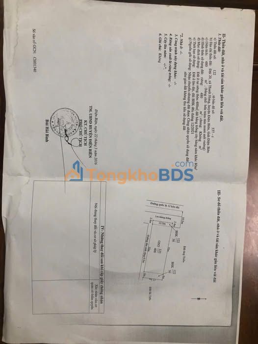 Đất Lô Góc QL12, Điện Biên 480m² - Kinh Doanh/Đầu Tư Sinh Lời