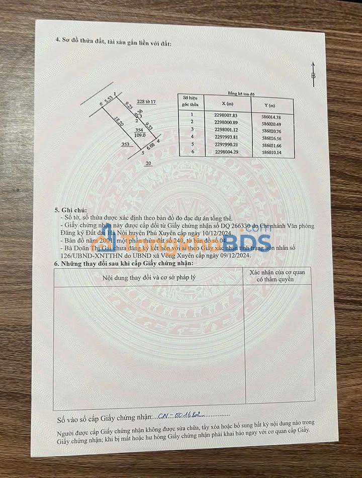 Đất Xã Hồng Minh, Phú Xuyên 109m² - Đường Ô Tô, Giá Tốt Đầu Tư