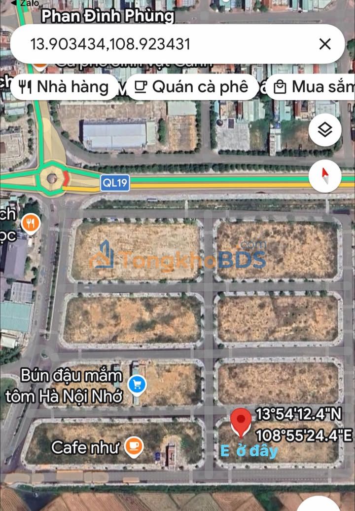 Đất Nền Kề Góc DS1, Tây Sơn, Bình Định - 120m² Giá 2 Tỷ