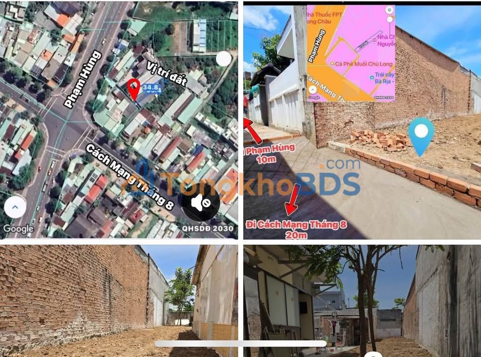 Bán Đất Vàng Trung Tâm Bà Rịa 113.5m² - Sổ Hồng Sẵn Sàng, Vay 1.8 Tỷ