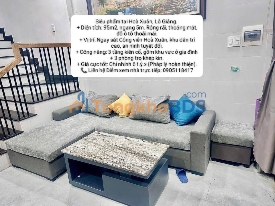 Nhà 95m² Hòa Xuân Đà Nẵng - Dòng Tiền Ổn Định, Giá Tốt Đầu Tư
