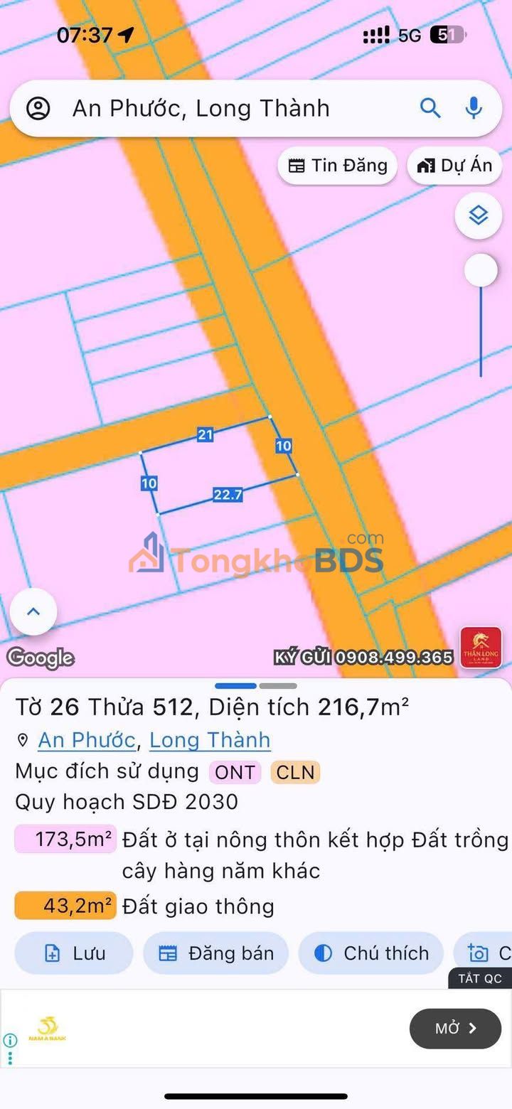 Đất Lô Góc 2MT Cây Me, Xuân Lộc - 210m² Kinh Doanh Giá 2 Tỷ