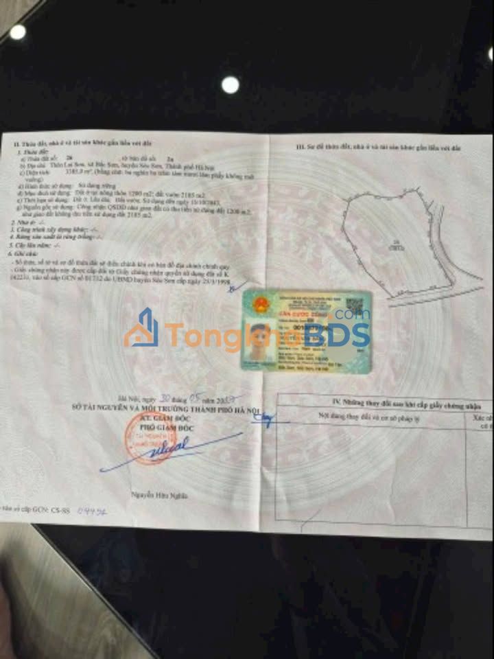 Đất Nền Sóc Sơn 3385m² - Hai Mặt Tiền, Sẵn Sàng Xây Dựng!