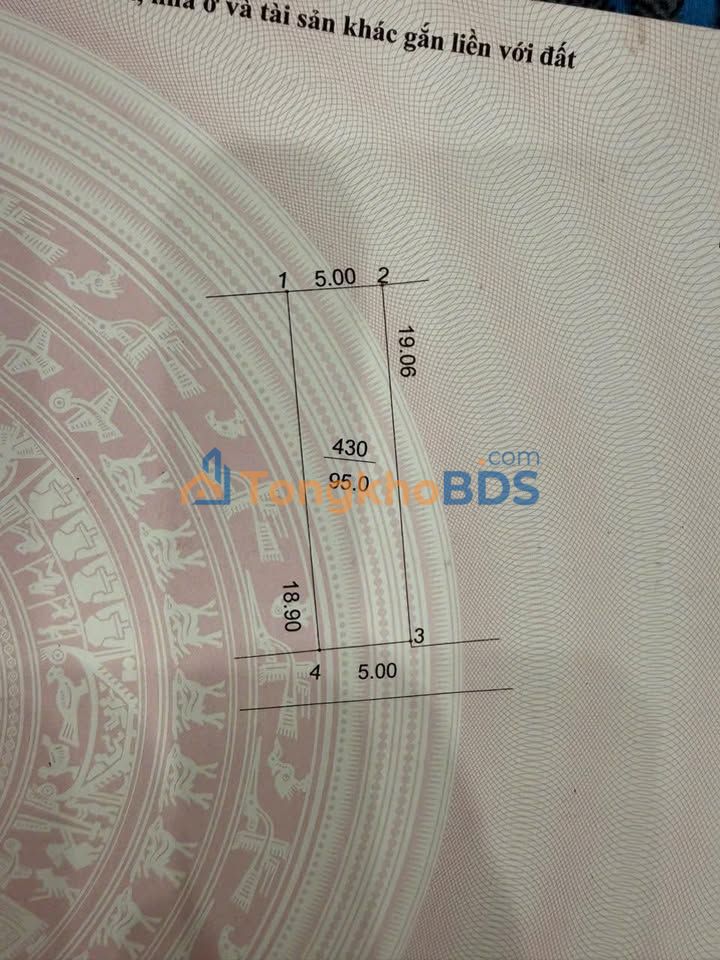 Bán đất Hợp Tiến Mỹ Đức 95m² - Giá hơn 1 tỷ, ô tô đỗ cửa