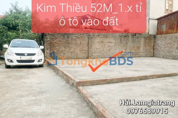 Đất Kim Thiều Gia Lâm 52m² - Sổ hồng vuông vắn, ô tô vào tận đất