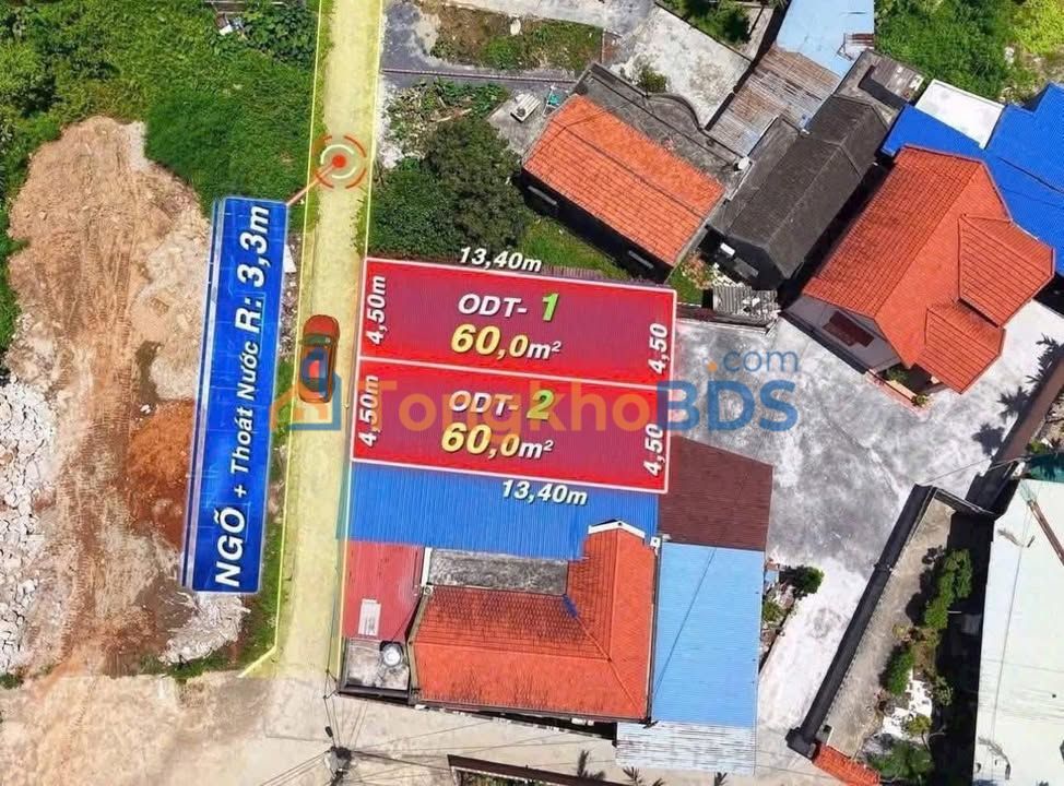 Đất nền Thủy Nguyên, Hải Phòng - 60m² đường thông, giá 1 tỷ+