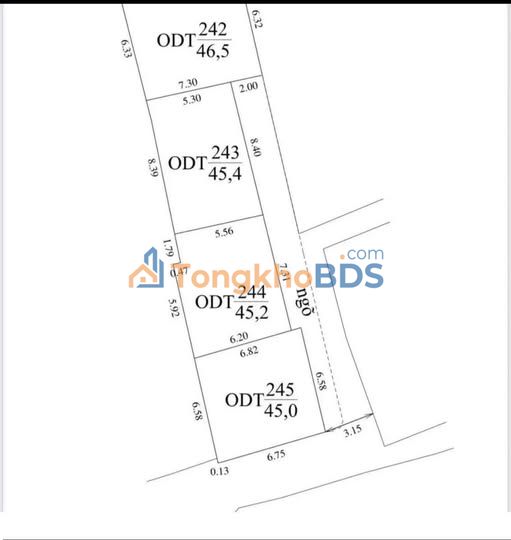 Bán 4 Lô Liền Kề 187m² Ngõ Liên Hà 1, Nam Định - Giá 4.35 Tỷ