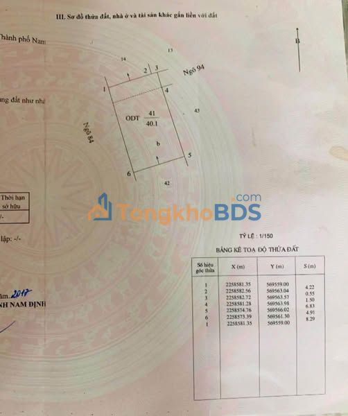 Nhà 41m² Trần Quang Khải, Nam Định - Giá 1.29 Tỷ, Vị Trí Đẹp