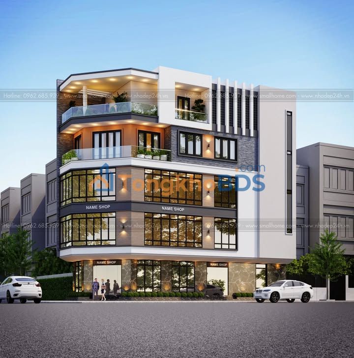 MBKD Mặt Tiền 65m Hoàng Thế Thiện, Long Biên - 300m² x 2 Tầng