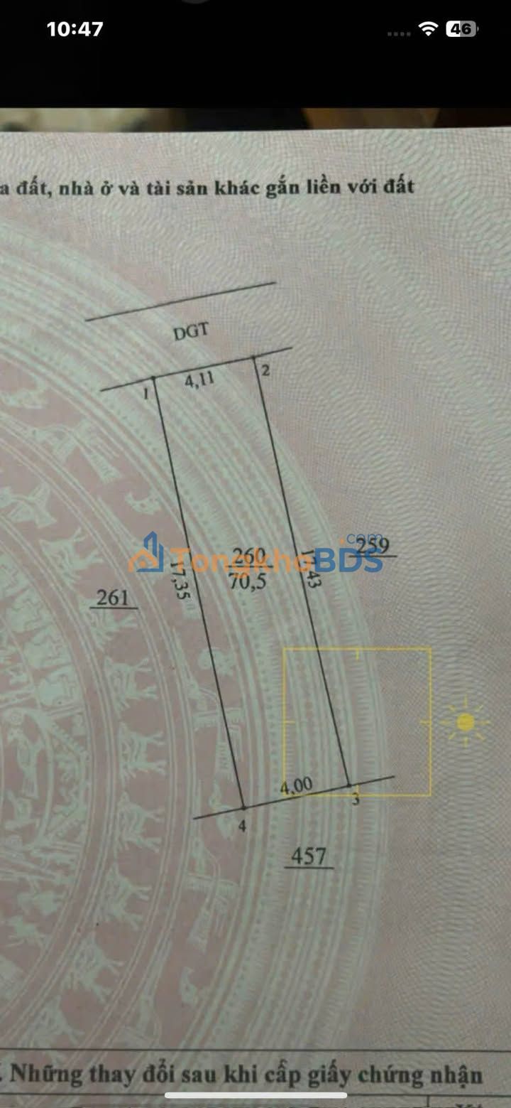 Đất nền TL417 Liên Minh 70m² thỏa thuận - Pháp lý rõ ràng