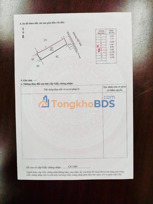 Đất nền Mỹ Sơn Cao Lộc 106m² 2.3 tỷ - Đường to ô tô