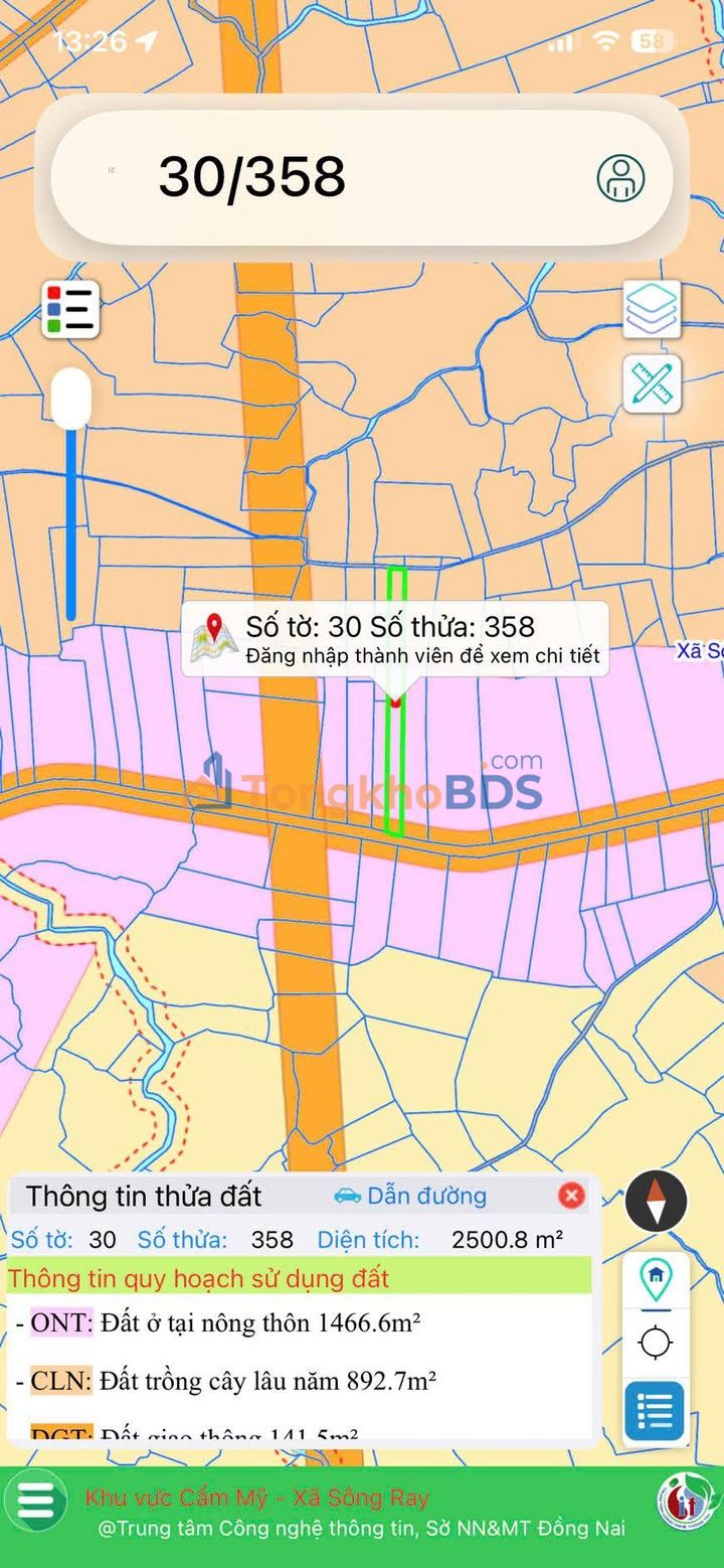Đất Đồng Nai: 720m² Sổ Đỏ Đường 72 Trảng Bom - Chỉ 1.9 Tỷ