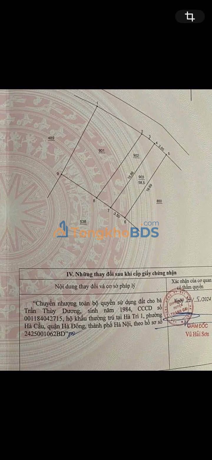 Đất Nền Thôn Sinh Liên, Thanh Oai - 58.5m² Kinh Doanh Tốt