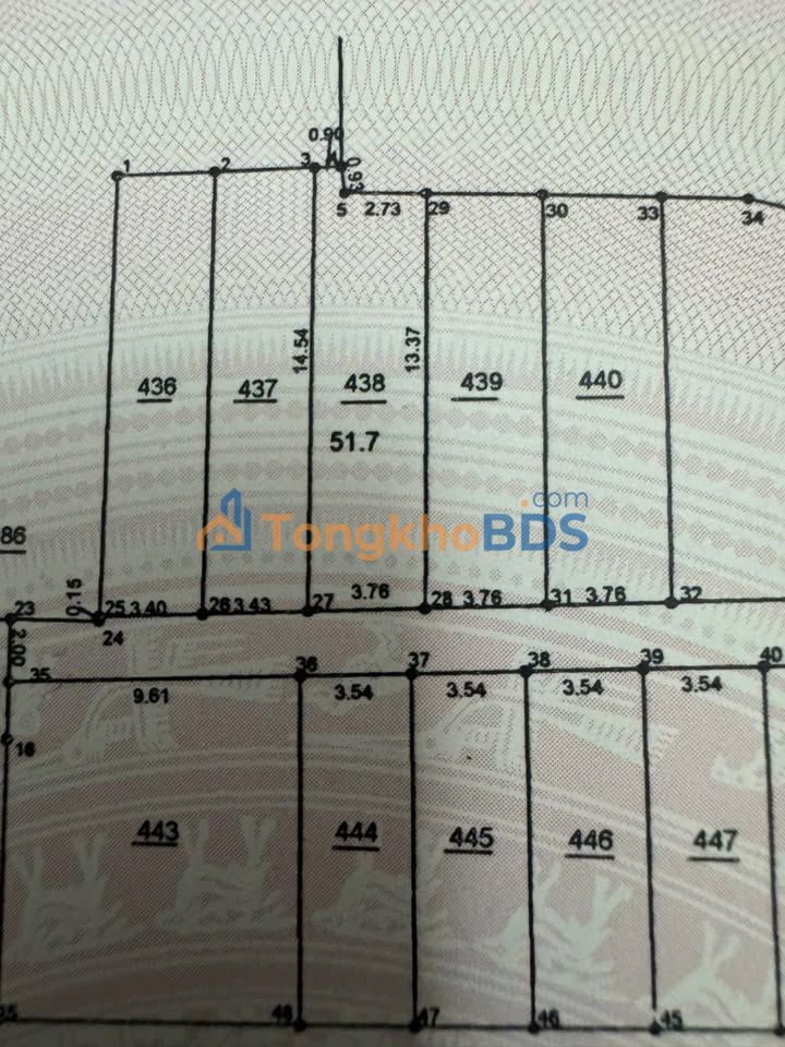 Bán đất Thôn Cầu, Thanh Oai 51.7m² - Sổ đỏ sẵn, giá đầu tư