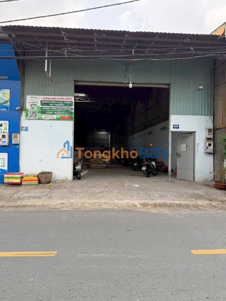 Cho Thuê Kho 400m² Mặt Tiền Đường Nhựa, Bình Tân - Giá 35 Triệu/Tháng