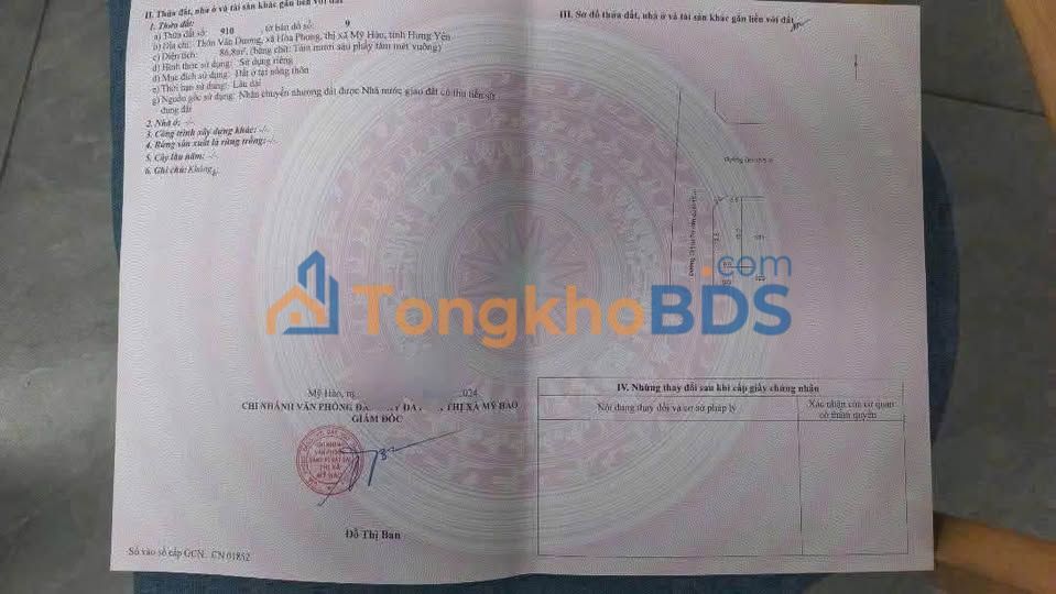 Townhouse Mỹ Hào Bạch Sam 86m² 3 tỷ - Mặt tiền kinh doanh đắt giá sẵn sàng