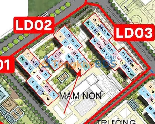 Bán căn hộ 3PN Vinhomes Ocean Park 86m² - View trường học, giá tốt