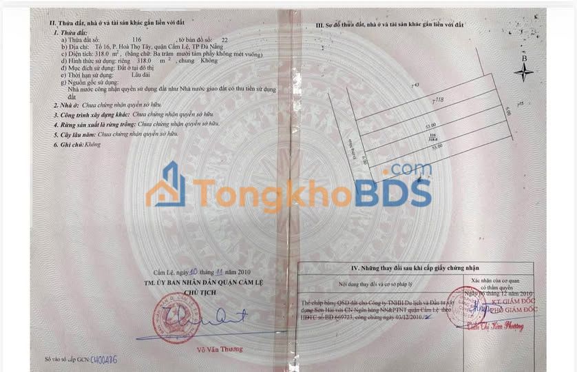 Đất Nền Tôn Đản Đà Nẵng 630m² - Sổ Đỏ Rõ Ràng, Giá 24 Tỷ