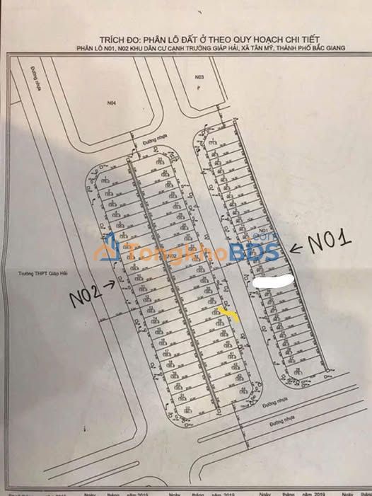 Đất nền Bắc Ninh 135.8m² - Sổ đỏ sẵn, gần trường Giáp Hải