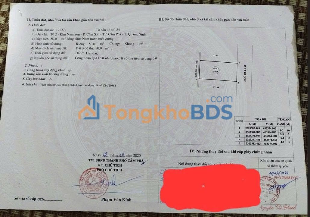 Đất nền Quảng Ninh 50-52m² giá 1.2 tỷ - Sổ đỏ sẵn, đầu tư sinh lời