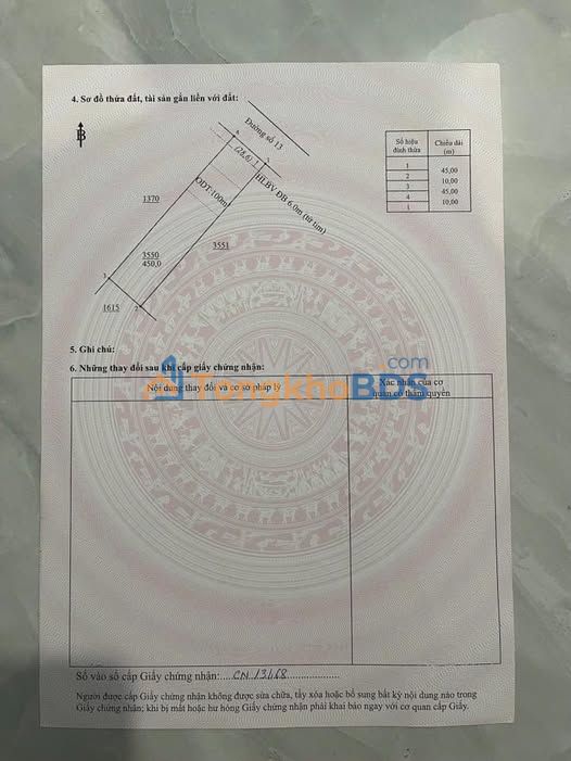 Đất Hớn Quản 10m² Giá 1 Tỷ - Sổ Hồng Sẵn Sàng