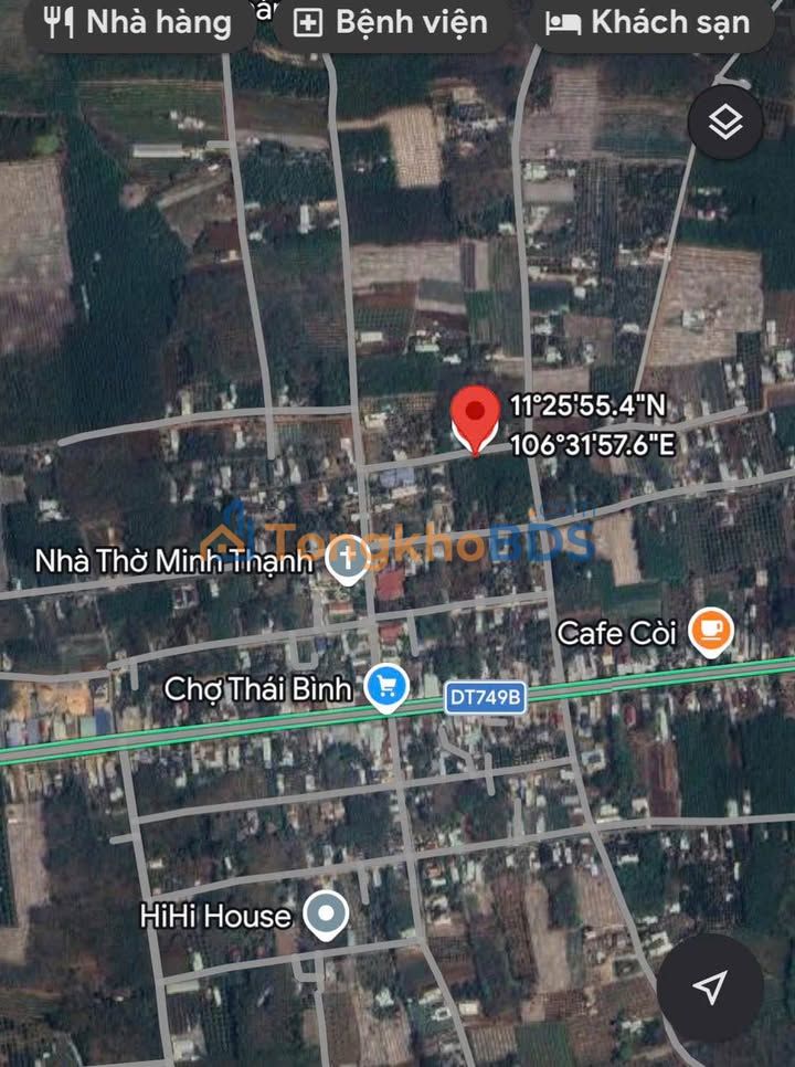 Đất Nền Sổ Hồng Riêng Minh Thạnh - Dầu Tiếng 250m² - Giá 730 Triệu