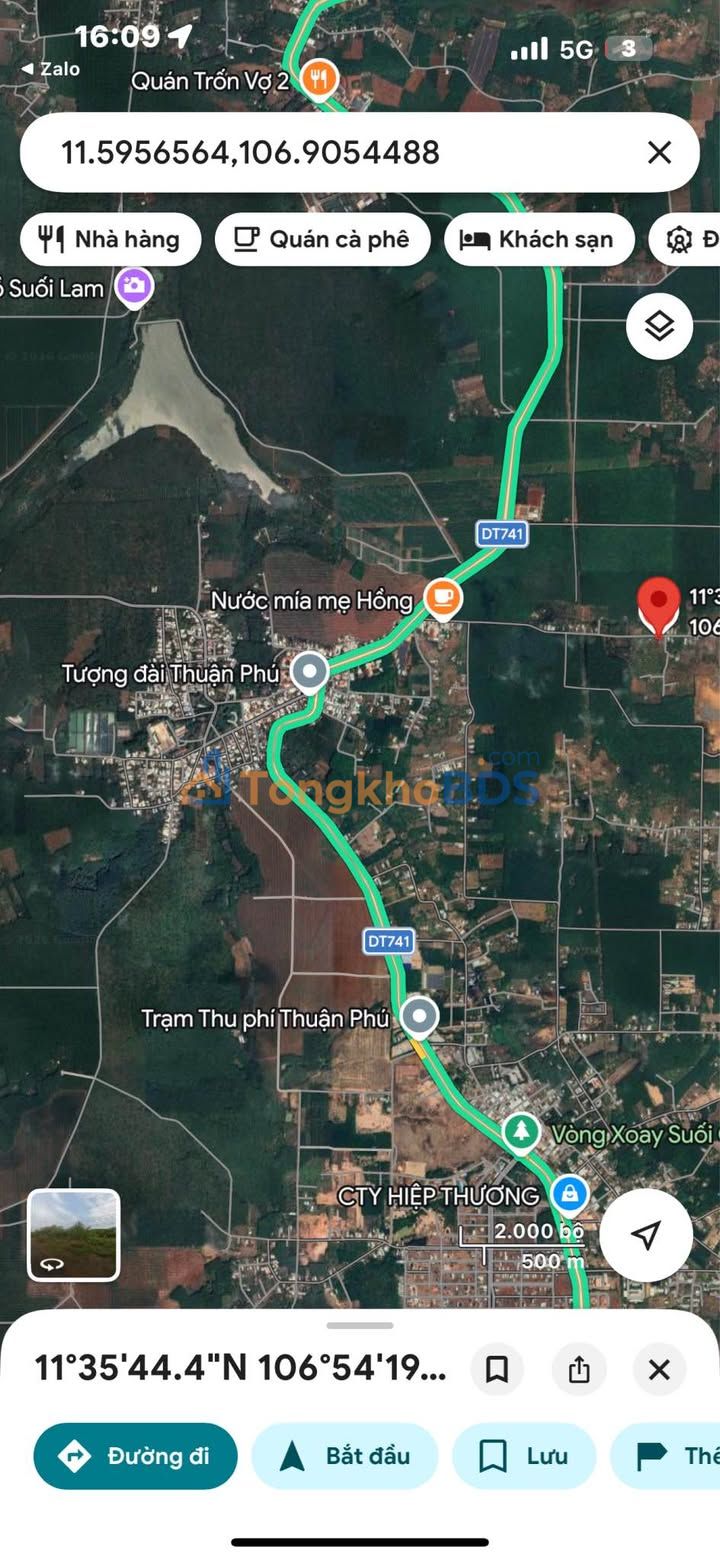 Đất Nền Mặt Tiền Đường Nhựa Thuận Phú, Bình Phước - Sổ Đỏ 200m² TC - Giá Đầu Tư Cực Hời