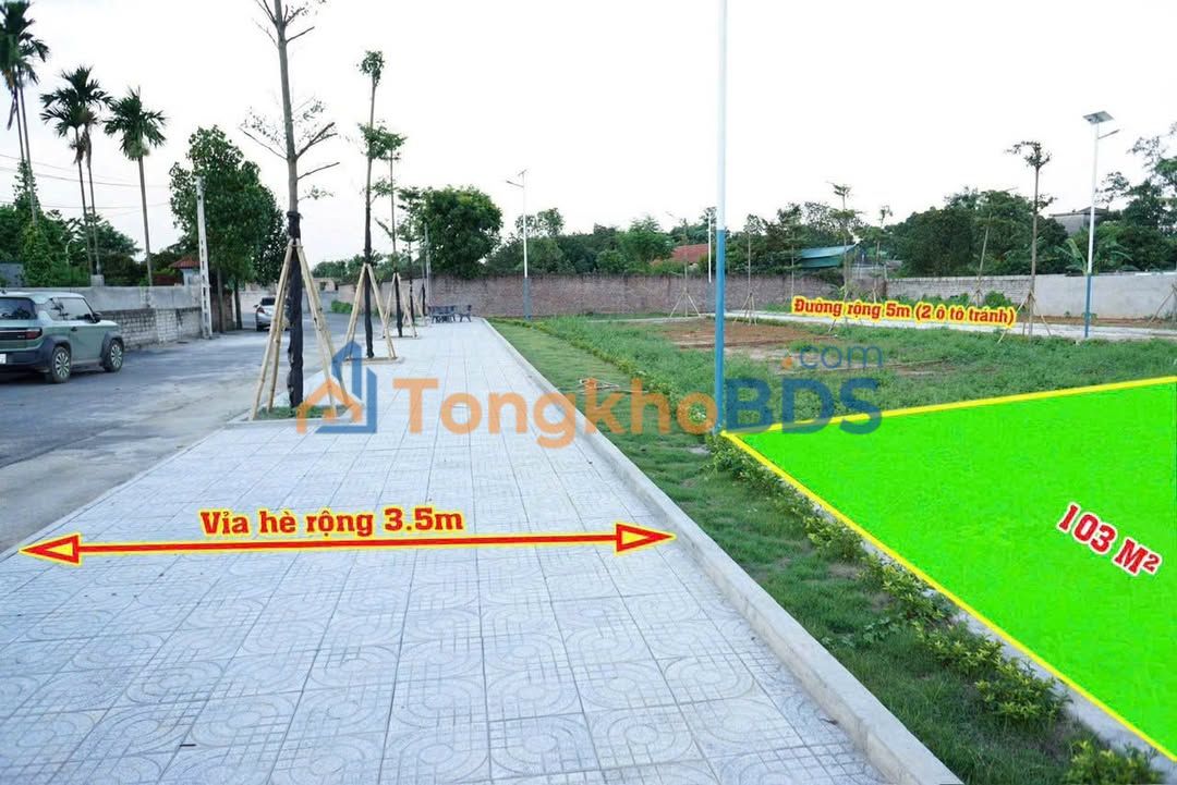 Đất nền Sơn Đông Sơn Tây 105m² - Sổ đỏ chính chủ