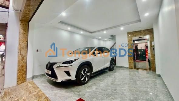 Nhà 8 tầng MT 5m Hồ Tùng Mậu - Ô tô đỗ cửa, Sổ đỏ vuông vắn 18 tỷ