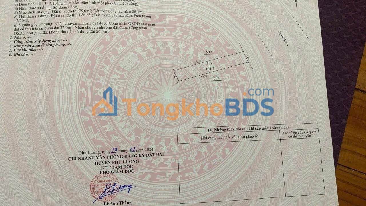 Đất Nền Mặt QL3 Giang Tiên, Thái Nguyên - 110m² Giá 1.48 Tỷ