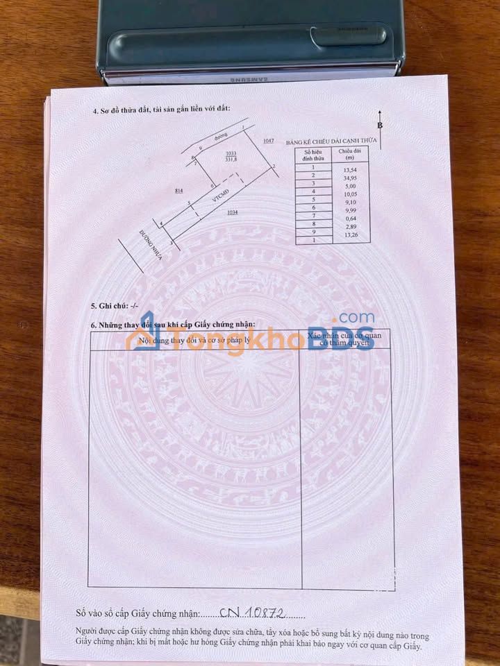 Đất Vườn 331m² Mặt Tiền Nhựa Đất Đỏ - Sổ Riêng 1.5 Tỷ