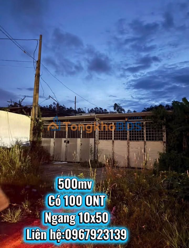 Bán Gấp Nhà Xưởng Mặt Tiền QL1A, Tuy Hòa - 500m² Giá 5 Tỷ