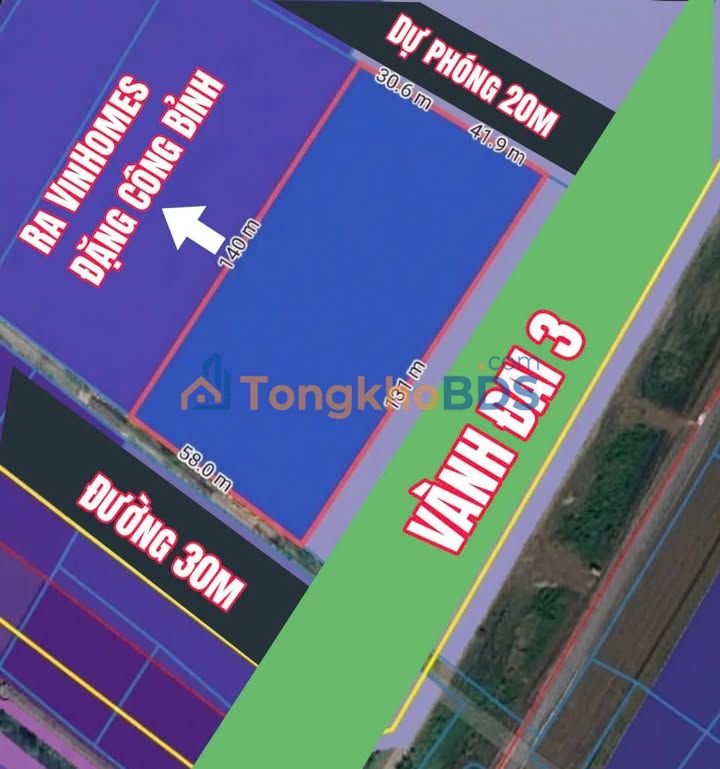Đất nền Hóc Môn 10.000m² - Mặt tiền Vành đai 3, kênh đón đầu đầu tư