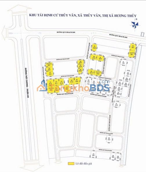 Đất biệt thự KQH TD2 Huế 302m² - Vị trí đắc địa, tiềm năng sinh lời cao