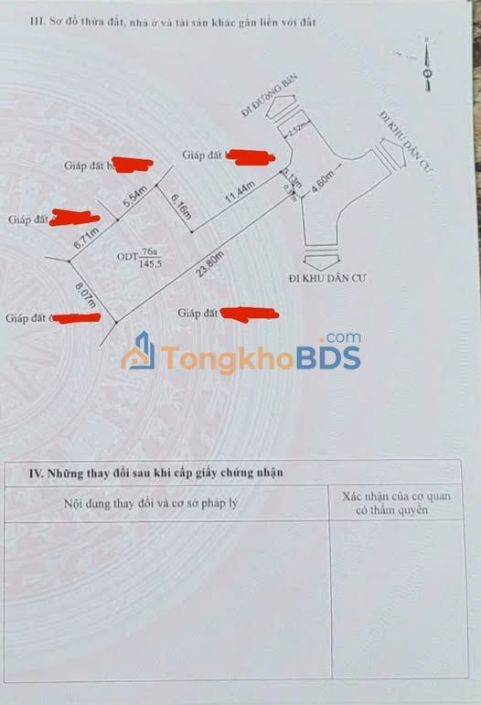 Bán đất nền 145.5m² Sơn La - Ô tô vào tận nơi