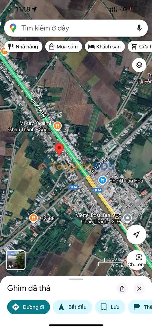 Bán Đất Mặt Tiền 177m² Phường Trà Quýt, Châu Thành - Giá 670 Triệu