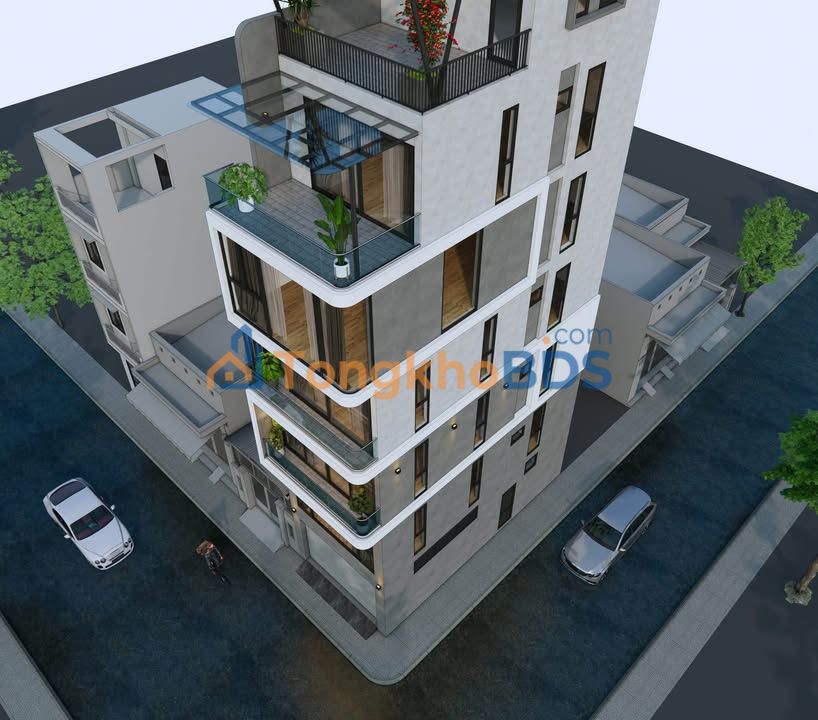 Nhà Phố Ngọc Thụy - 7 Tầng, 60m², Lô Góc, Ô Tô Đậu Cửa