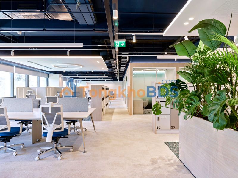 Cho thuê mặt bằng văn phòng 200m² Nguyễn Thị Định, Cầu Giấy - Sẵn sàng kinh doanh