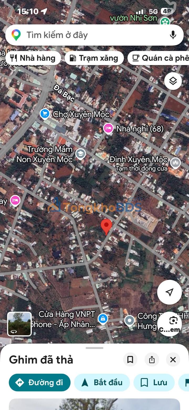 Đất nền Xuyên Mộc 467m² 107,3 tỷ - Sổ đỏ chính chủ