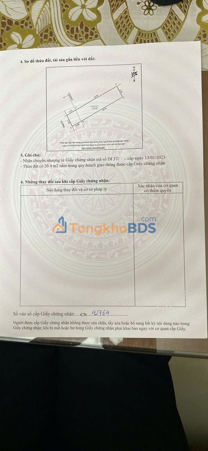 Đất nền Nghi Kim - Vinh 114.8m² vuông vức, giá 2.98 tỷ - Sẵn sổ