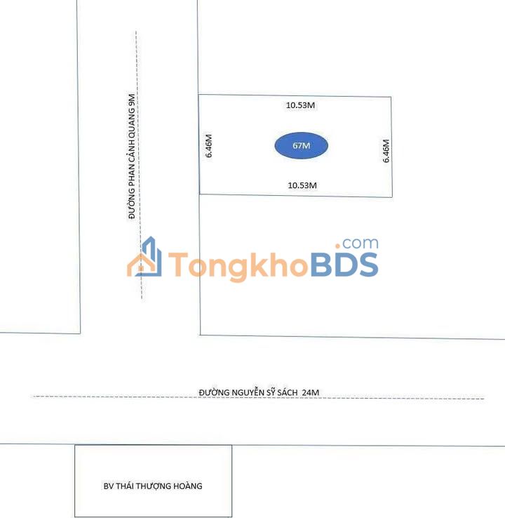 Đất Mặt Tiền Phan Cảnh Quang, TP Vinh 67m² - Sổ Sẵn, Giá 5.3 Tỷ