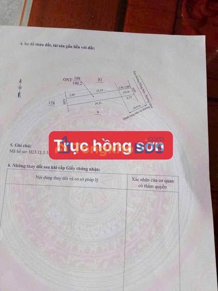 Bán đất mặt tiền 140m² đường Hồng Sơn, Hải Dương - Kinh doanh sầm uất