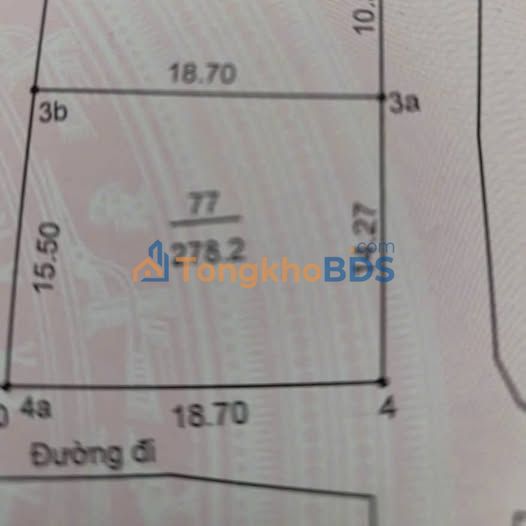 Bán Đất Nền Thạch Thất 280m² - Sổ Đỏ Full Thổ Cư, Hai Mặt Tiền Kinh Doanh